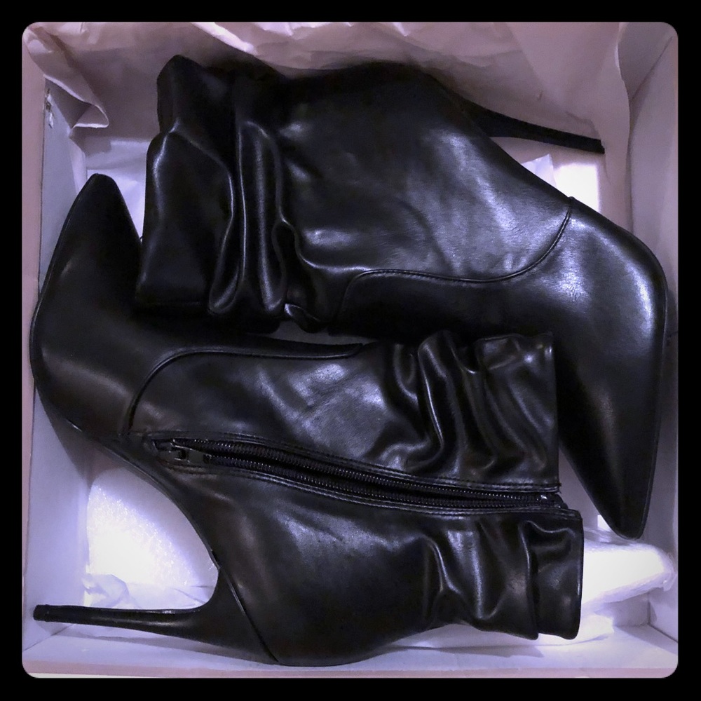 COPY - Black Booties size 12